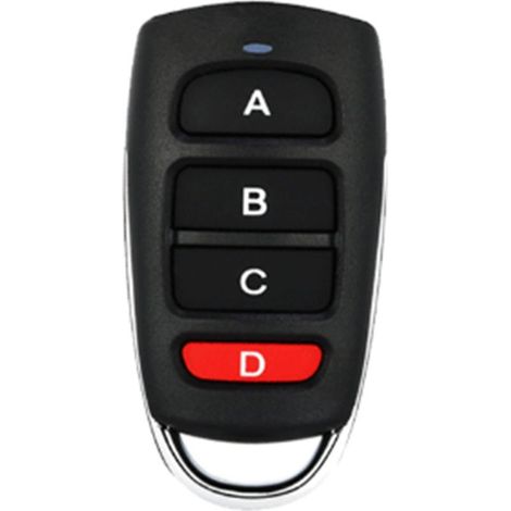 Télécommande De Clonage - 433 Mhz - 4 Boutons - Étanche - Pour Porte De Garage Et Volet Roulant - 1 Pièce