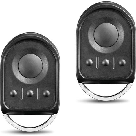 Telecommande Portail - 433,42 Mhz - 4 Canaux - Compatible Motorisation Portail Et Porte De Garage - Lot De 2