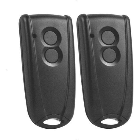 Télécommande Porte De Garage - 433,92 Mhz - 2 Canaux - Compatible Ecostar Ags Rcs433 Liftronic Portronic - Pack De 2