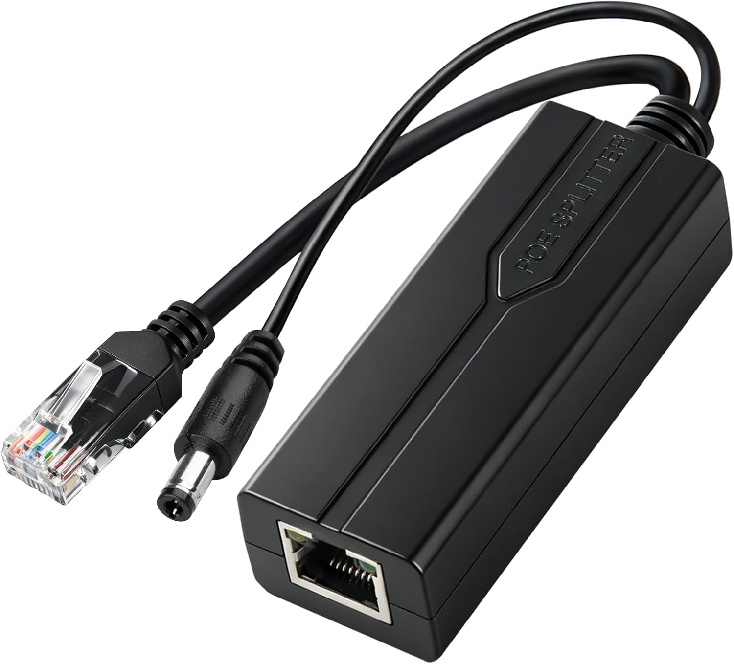Poe-splitter Gigabit 12v 1,2a Dc 5,5 X 2,1 Mm 1000 100 Mbps Ausgang 44-57v Poe Über Dc 12v/1,2a 15w, Poe-adapter Mit Rj45, Ieee802.3af/at, Stabile Übertragung