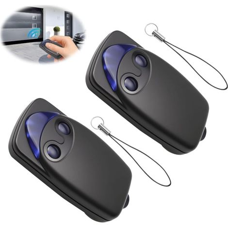Lot De 3 Télécommande Porte De Garage - 433,92 Mhz - 2 Boutons - Compatible Era-inti One On1 On2 Very Vr Flo1r Flo2r Inti1 - Alimentation Pile 12v