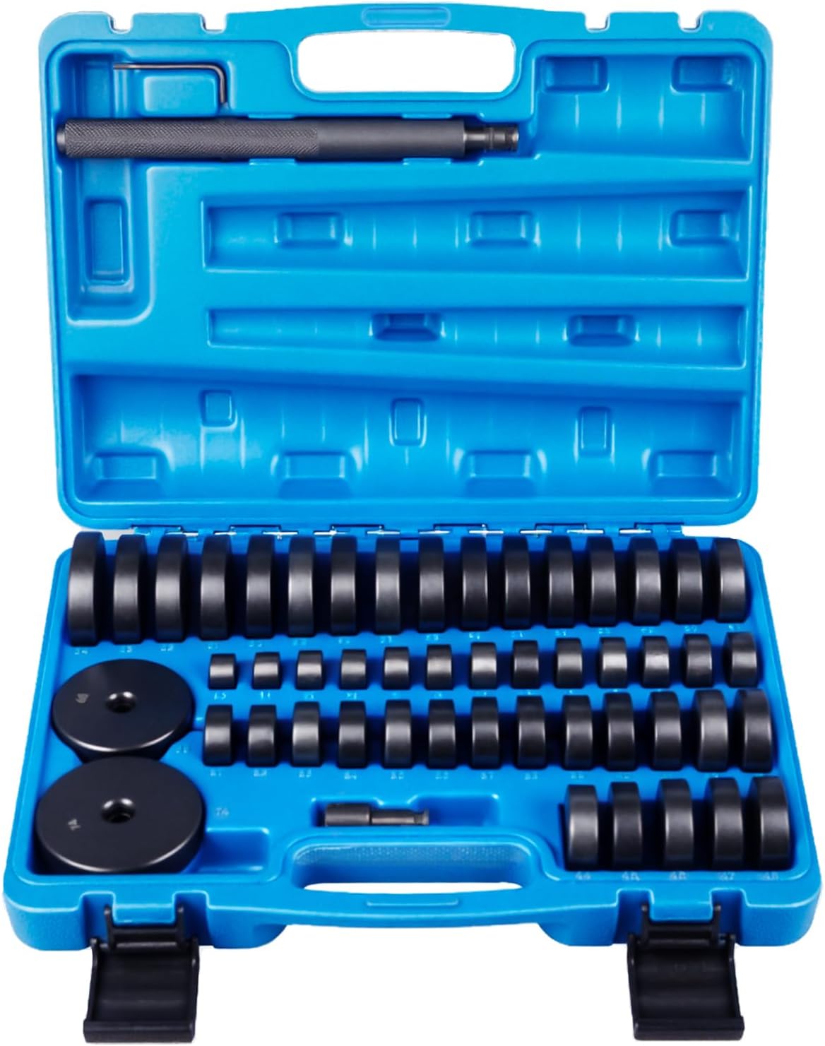 52-in-1 Lagerausziehset, Montagescheiben Zum Einpressen Von Lagern Und Buchsen, 18–65 Mm Druckteile-werkzeugsatz