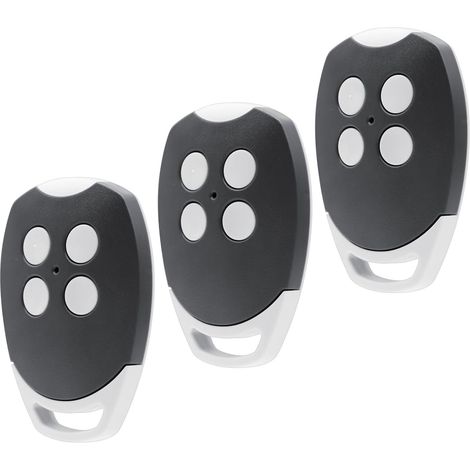 Télécommande De Porte De Garage, Lot De 3 Télécommandes De Porte De Garage, Compatible Avec Les Télécommandes 433,92 Mhz Gol4, Bixlg4, Bixlp2 Et Bixls2, 4 Canaux