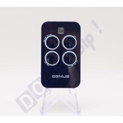 Télécommande Genius Echo Tx4 Rc 6100334 - 4 Boutons - Fréquence : 433 Mhz - Technologie À Code Tournant