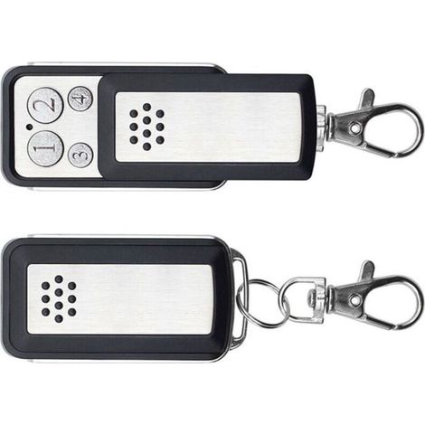 2 Télécommandes Portail 433,92 Mhz, Bip Universel, Compatible A-vid-sen, Ex-tel, T-hom-son, 4 Boutons