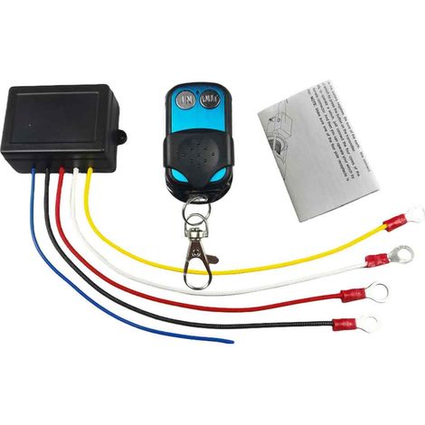 1 Télécommande Sans Fil Pour Treuil 12 V, Portée 15 M, Fréquence 434 Mhz, Anti-interférences, Pour Jeep Camion Vtt（q3 : Nouveaux Produits Pour Le Mois D'Août）