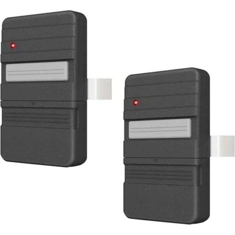 Lot De 2 Télécommandes Porte De Garage 390 Mhz Compatible Dip 9 12 Interrupteur Aérien