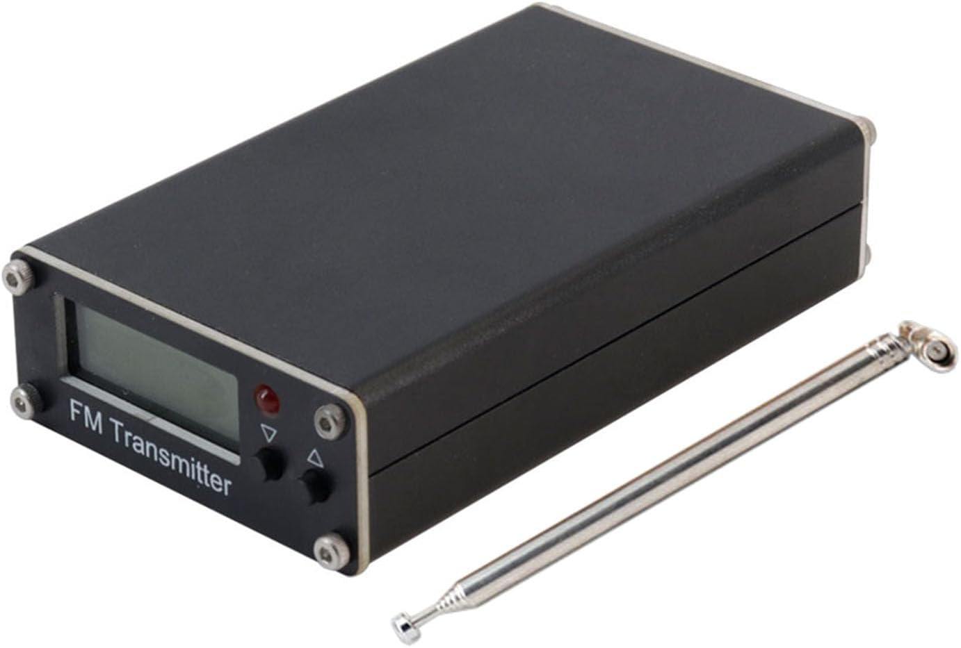 Fm-transmitter, 0,5 W, Digitalanzeige, Stereo, Fm-radio, Einstellbare Frequenz 76-108 Mhz, Reichweite 2000 M, Mit Typ-c-eingang, Für Telefon, Pc, Mp3-player (schwarz)