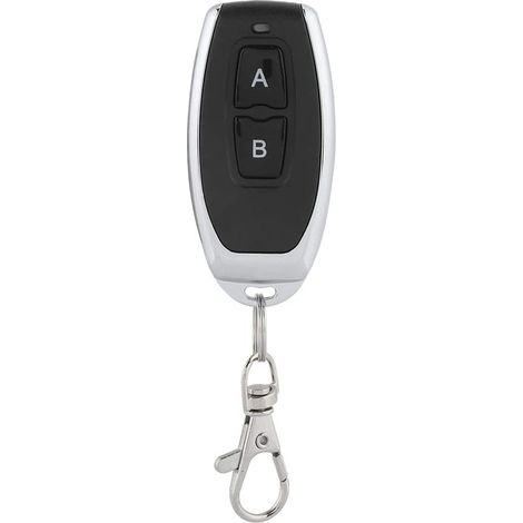 Télécommande 433 Mhz Avec Boutons Ab, Émetteur Sans Fil En Métal, Code D'Apprentissage, Télécommande Universelle Intelligente