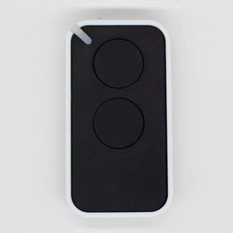 Télécommande Sans Fil À Code Tournant 2 Canaux Pour Portes De Garage Et Volets Roulants Électriques – Compatible Avec Systèmes Nice (sans Marque) – Noir Yun