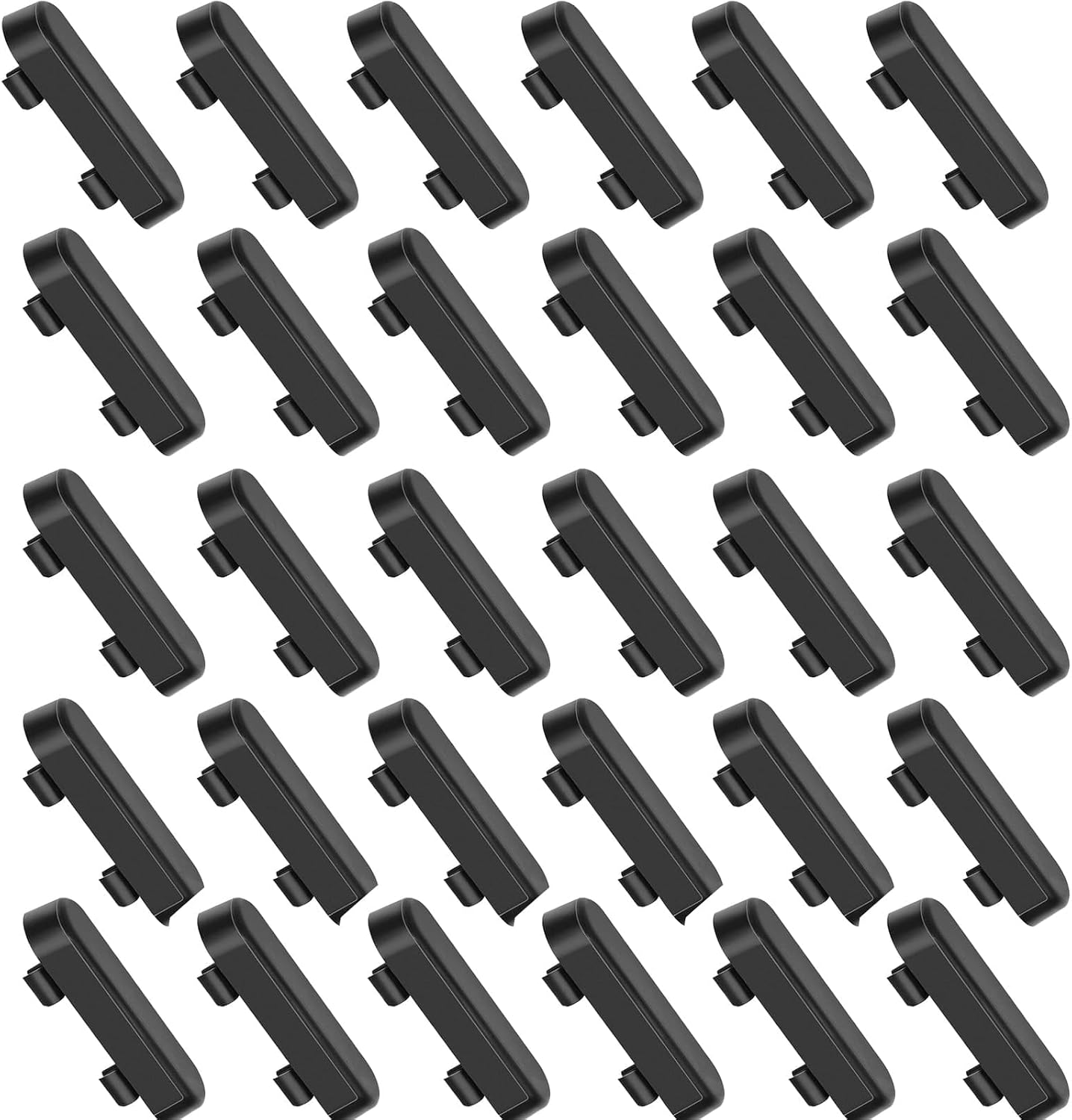 30 Stück Dachrinnenabdeckungen, Fensterlüftungsabdeckungen, Ablaufdüsen, Fensterlüftungsabdeckungen, Schwarz, Ablauflochabdeckungen Für Upvc/pvc-fensterrahmen