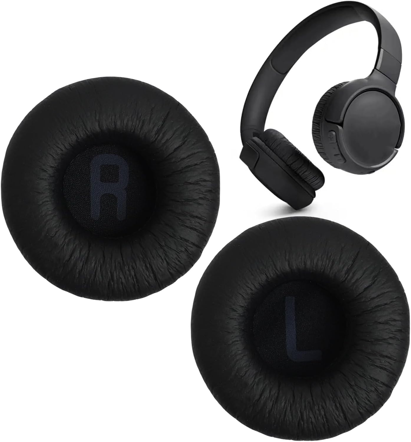 Ohrpolster, 70 Mm Schaumstoffkissen, Kompatibel Mit Jbl 500bt/510bt/450 Kopfhörern, 1 Paar Ersatz-ohrpolster Aus Schaumstoff Für Jbl, Weiche Und Bequeme Ohrpolster, Schwarz