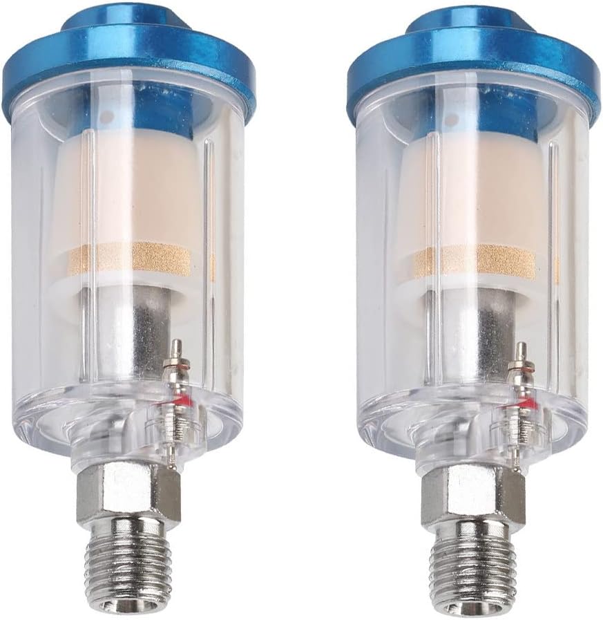 Set Mit 2 Wasser- Und Ölabscheidern Für Airbrushes – Für Luftkompressoren – 6,35 Mm Npt-ein- Und -ausgang