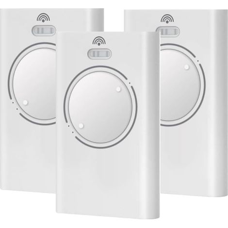Télécommandes Porte De Garage 868 Mhz – Lot De 3 – 2 Canaux – Compatible Faac Xt4 868 Slh Lr, Xt2 868 Slh
