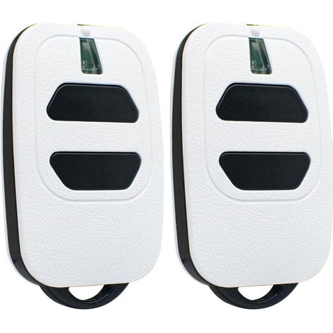 Émetteur Portatif Pour Porte De Garage - Compatible Système Dea2 - Fonctionne Avec Motorisations De Portes De Garage - 2 Pièces