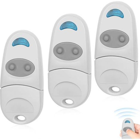 Lot De 3 Télécommandes Universelles 433,92 Mhz – Compatible Came Top432na, 432ee, 432ev, 432a, 432m – Portail