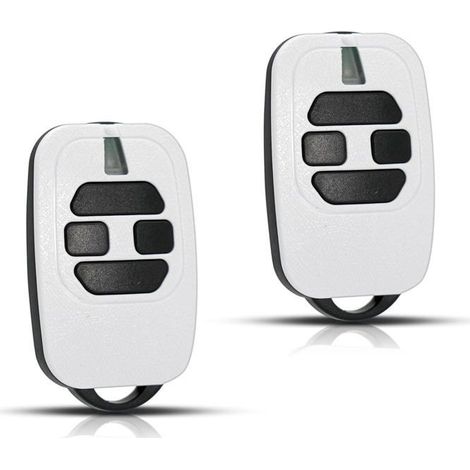 Lot De 2 Télécommandes Dea 433,92mhz Compatibles Gti/gt/mio/genie/gold, Portail Garage Portée 150m