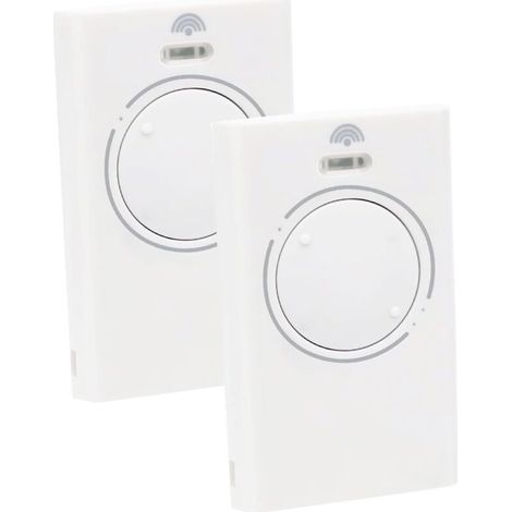 Émetteur Portatif Pour Porte De Garage - 868 Mhz - Code Tournant - Compatible Xt2 Xt4 Dl2 Dl4 T2 T4 Tml2 Tml4 Xr2 Rp - Lot De 2