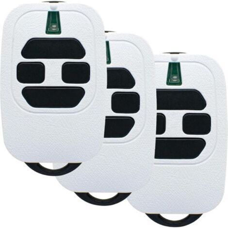 Émetteurs Portatifs Pour Porte De Garage – Lot De 3, Fréquence 433,92 Mhz, Compatibles Avec Modèles Gti2 Et Gti4