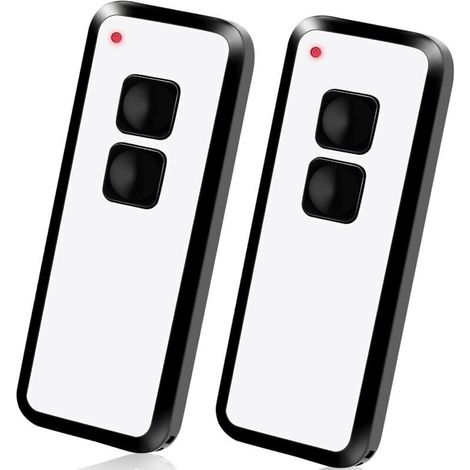 2 Télécommande Porte Garage - 433,92 Mhz - Compatible Novoferm Novotron 522 524 502 Max43-2 512 Mix43-2 - Pour Portails Et Garages