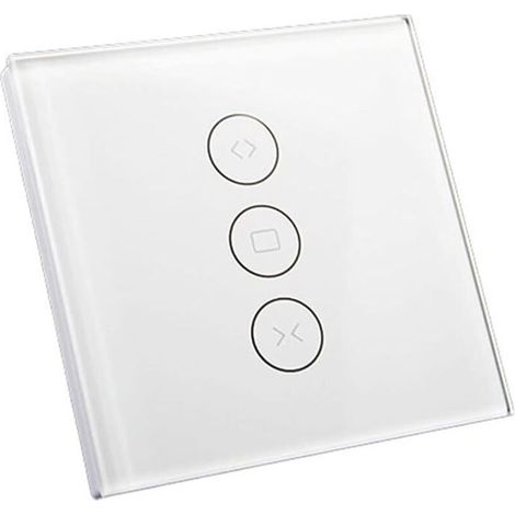 Interrupteur De Volet Roulant Intelligent Ivr501w Compatible Wi-fi, Commande Par Application Et Manuelle, Fonction Minuterie, Compatible Avec Alexa Et Google Assistant