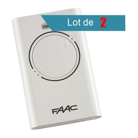 – Télécommande 2 Canaux 868 Mhz – Code Tournant – Alimentation 3v – Compatible Motorisations Portails Et Portes De Garage – Design Ergonomique