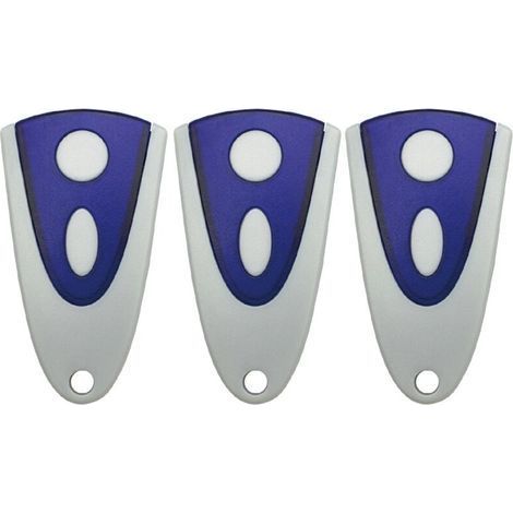 Pair Lot De 3 Émetteur Porte De Garage 433,92mhz Compatible Avec Novoferm Novotron 502 Max43-2 Novotron 512 Mix43-2 Pour Novotron 522 Novoferm Mnhs433-2