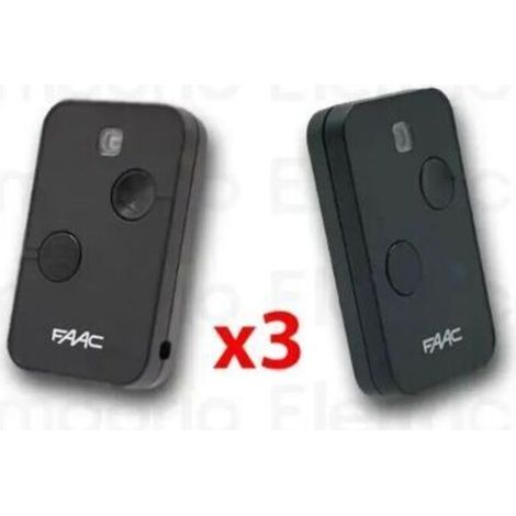 Télécommande Faac 3 X 2 Canaux Xt2 433 Slh Lr 787007