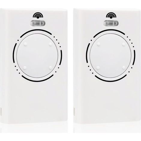 Télécommande Porte Garage - 868 Mhz - 4 Canaux - Compatible Xt2 Xt4 Dl2 Dl4 T2 T4 Tml2 Tml4 - 2 Pièces