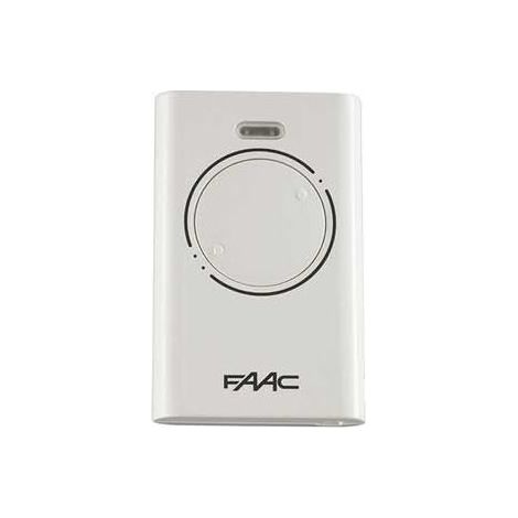Émetteur Télécommande 868 Mhz Pour Portail Et Porte De Garage – Code Tournant Sécurisé, Compatible Slh/lr, Boîtier Blanc Xt2-lsw