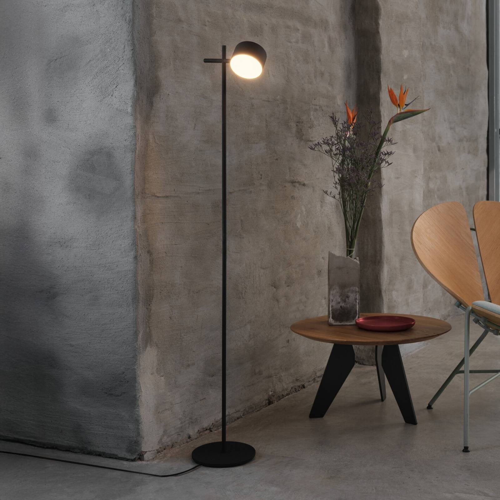 [gebraucht] B-ware Osram Led Floor Lamp Decor Kyoto, Aluminium, Black, Dimmable