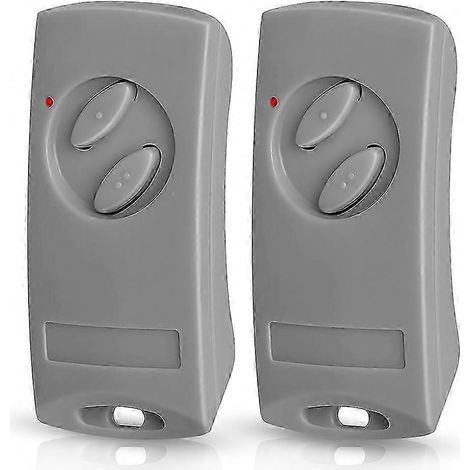 Télécommande Pour Ouvre-porte De Garage 433 Mhz, Lot De 2 Émetteurs Portatifs Compatibles Avec Les Modèles Rse2-433, Rsc2-433 Et Rsz1-433
