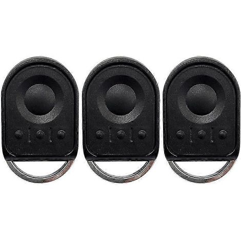 Lot De 3 Télécommandes De Porte De Garage Pour Ouvre-porte Somfy Keygo Keytis 2 Ns Rts 4 433 Mhz (azote)