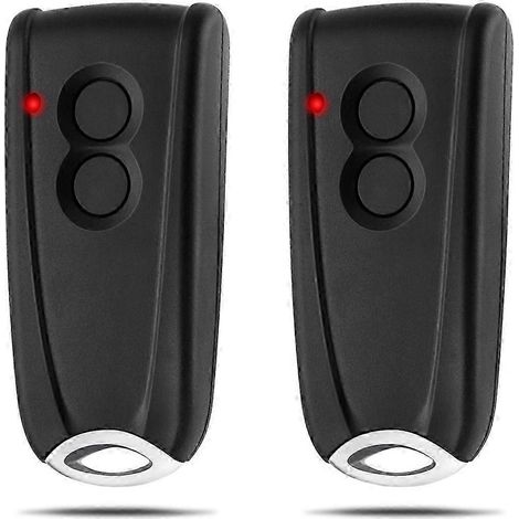 Lot De 2 Télécommandes Pour Ouvre-porte De Garage Compatibles Avec Les Modèles Rsc2-433, Rse2-433 Et Rsz1-433.