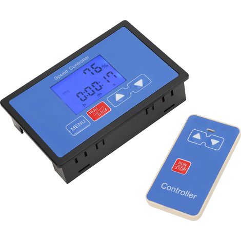 Contrôleur De Vitesse Pour Moteur À Courant Continu À Balais Avec Télécommande, 6,5 V-55 V, 30 A, Écran Lcd, Minuterie De Marche/arrêt.