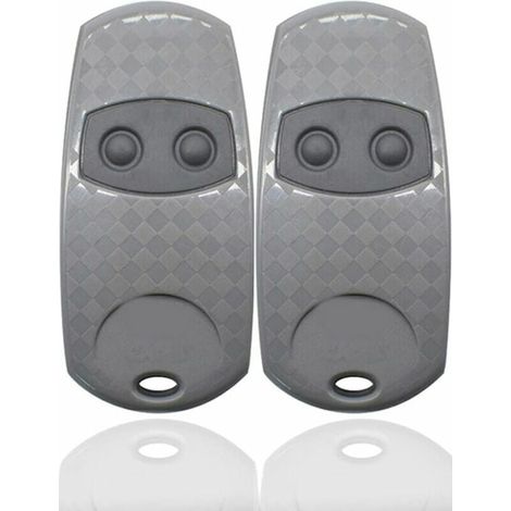 Télécommande Universelle De Portail, Cam Top 432ee, Lot De 2 Télécommandes Portables 433, Compatible Avec Télécommande De Porte Et De Garage Top432na/