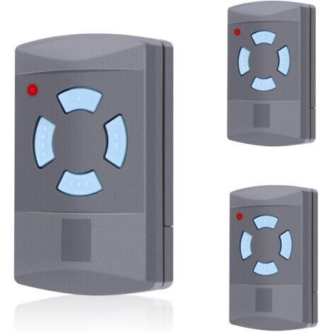 Lot De 3 Pièces De Rechange Pour Émetteur Portatif Hörmann Ouvre-porte De Garage 868,3 Mhz 4 Canaux Télécommande Compatible Avec Hörmann Hsm4-868, Hse2-868, Hs4-868 Pour Supramatic, Promatic