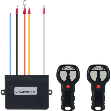 Kit De Télécommande De Treuil Sans Fil Universel 12 V Pour Jeep, Camion, Atv, Suv, Interrupteur De Combiné