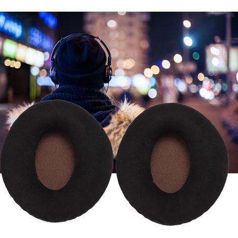 Ersatz-ohrpolster Aus Baumwolle Für Sennheiser Momentum On-ear-kopfhörer, Schwarz