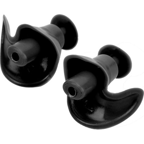 Wasserdichte, Staubdichte Silikon-ohrstöpsel Zum Schwimmen, Für Kinder Und Erwachsene (schwarz)