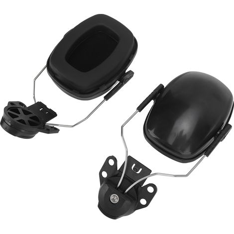 Bauhelm Mit Geräuschdämpfenden Ohrmuscheln, Geräuschunterdrückende Ohrmuscheln Für Schutzhelme, Ideal Für Bauarbeiten, Holzfällen, Schneiden Und Schleifen.