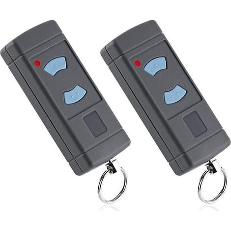 Ecleanfy - Lot De 2 Télécommandes Pour Ouvre-porte De Garage, Compatibles Avec Les Modèles Hse2-868, Hs4-868 Et Hsm4-868 Promatic (gris).