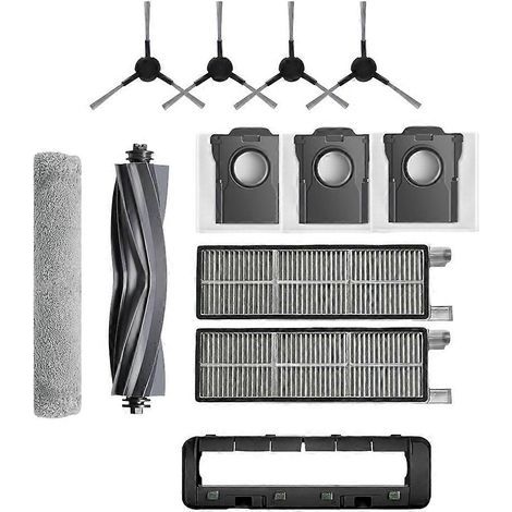 Staubsaugerbürstenfilter, 12-teiliges Staubsaugerbürstenfilterset Für Dreame Mova G30/g30 Pro/g30 Ultra Staubsauger, Ersatzteile, Hepa-bürste, Filter, Staubbeutel, Spurgeführt.