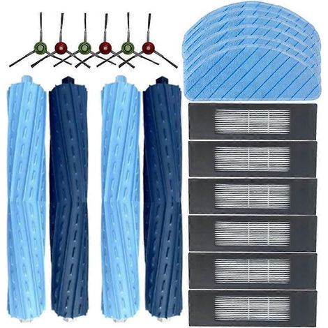 Staubsaugerbürstenfilter, 22-teiliges Set Für Ecovacs Deebot T9 Aivi / T9 Aivi+ Saugroboter, Ersatzteil, Hauptseitenbürste, Filter, Wischmopp