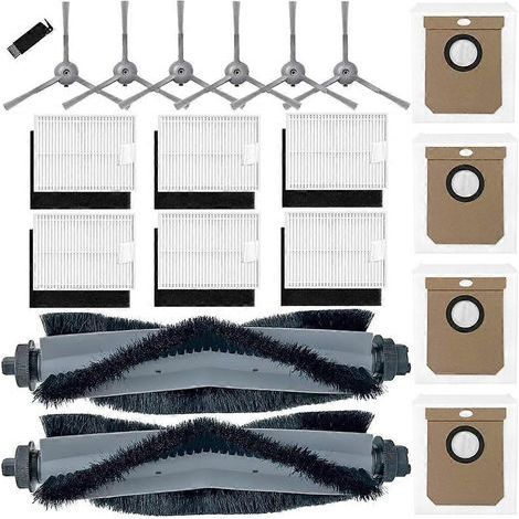Staubsaugerbürstenfilter, Staubsaugerbürstenfilter, Staubsaugerbürstenfilter, Hauptseitenbürste Für Clean L60 / Hybrid L50 Saugroboter, Hepa-filter, Staubbeutel-zubehör