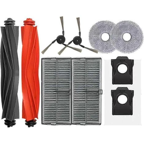 Staubsaugerbürstenfilter, Staubsaugerbürstenfilter, X40 Pro Ultra Saugroboter Hauptseitenbürste Hepa-filter Wischtuch Staubbeutel Ersatz