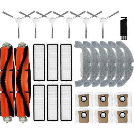 Staubsaugerbürstenfilter, Zubehörset Für Den Dreame Bot D9 Plus Saugroboter, Handbürste, Wischmopp, Putzlappen, Hepa-filterbeutel