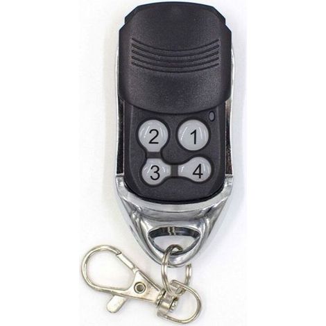 Télécommande Universelle Sans Fil 4 Boutons Pour Porte De Garage – Fréquence 433,42 Mhz – Distance 50-100 M – Compatible Av