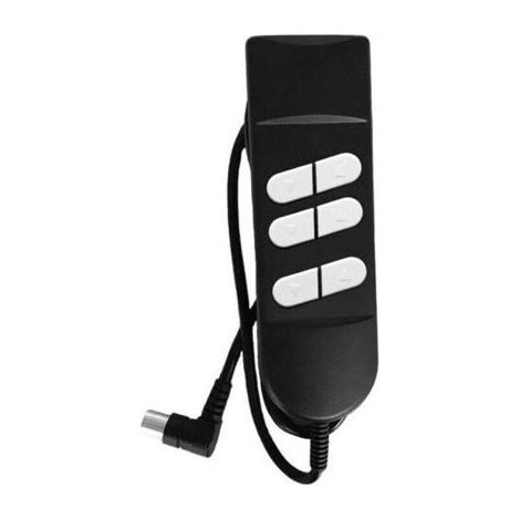 Télécommande 6 Broches Vers 5 Broches Pour Fauteuils Inclinables Avec Fonction De Levage. Fabriquée En Abs De Haute Qualité,