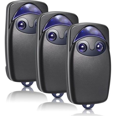 Description Générale La Télécommande De Porte 3 Pièces Est Conçue Pour Offrir Une Compatibilité Étendue Avec Les Récepte